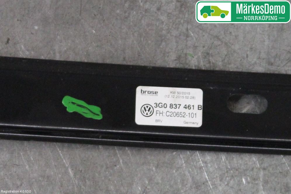 Volkswagen VW PASSAT 15-19 Fönsterhiss El Kompl