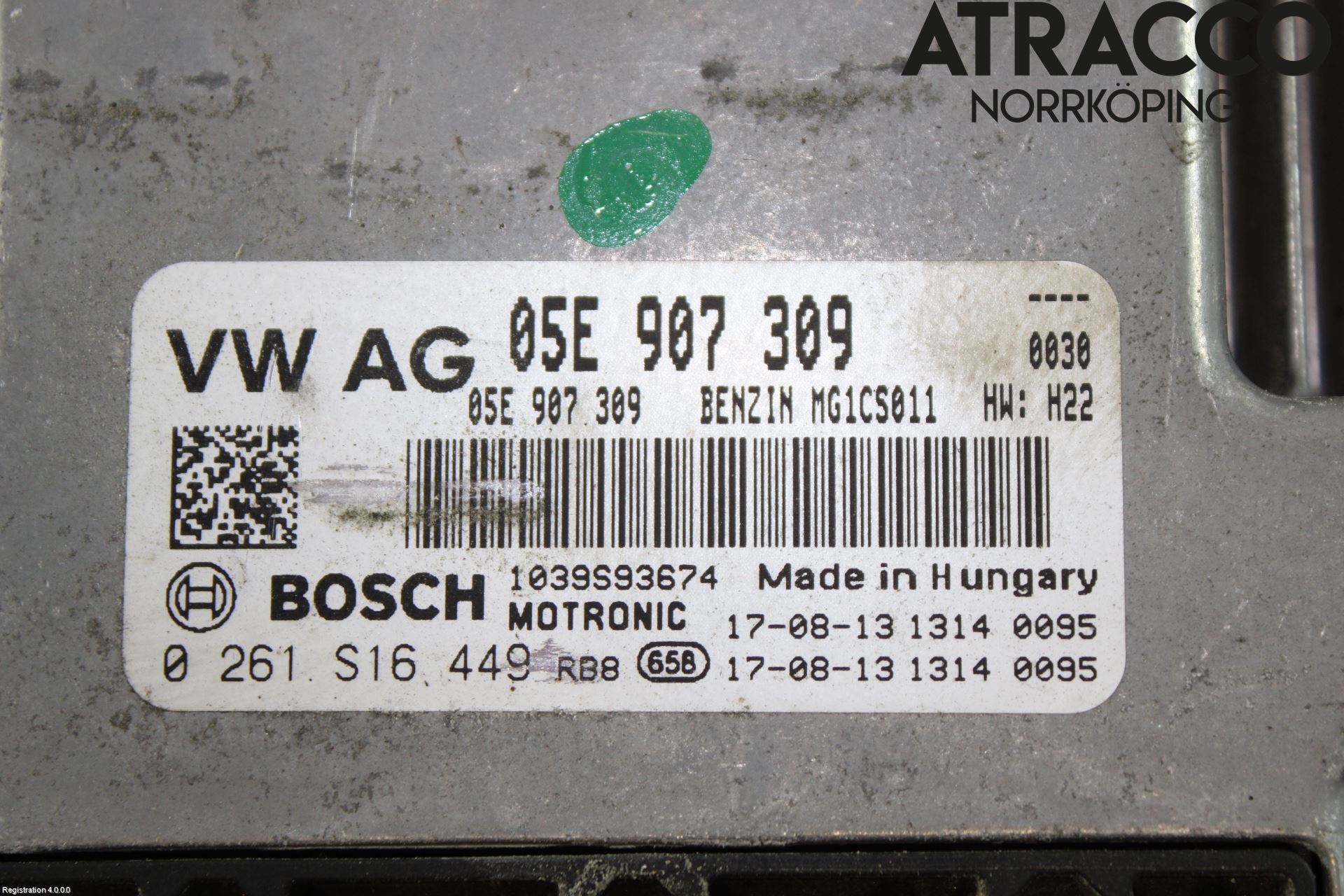 Audi A3/S3 8V 13-20 Styrenhet Insprut Bensin