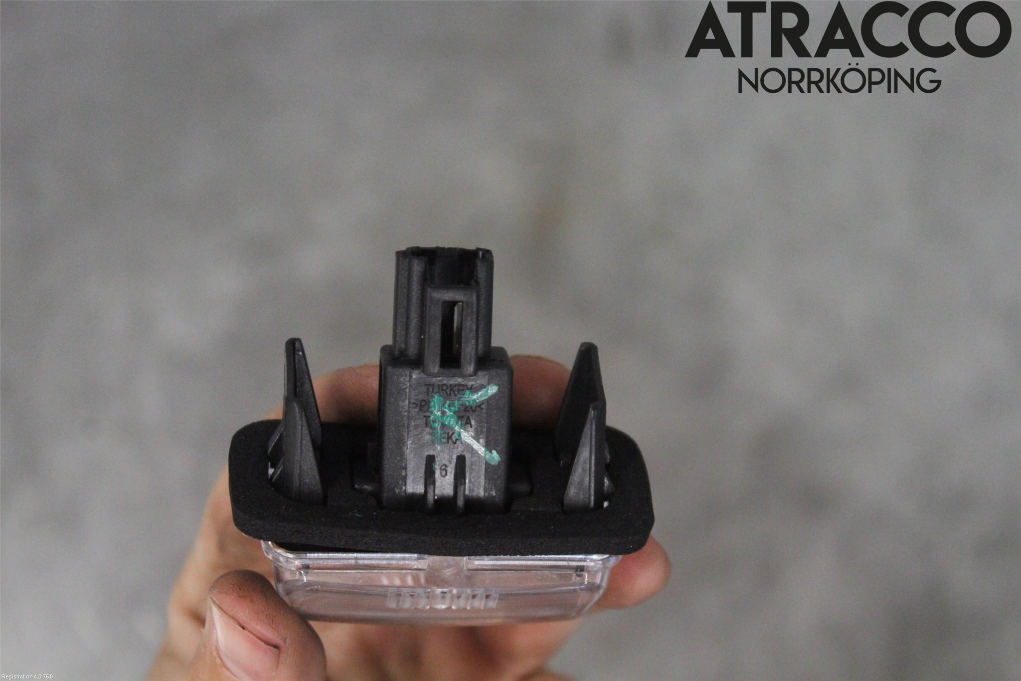 Toyota COROLLA 19- Skylt Belysning