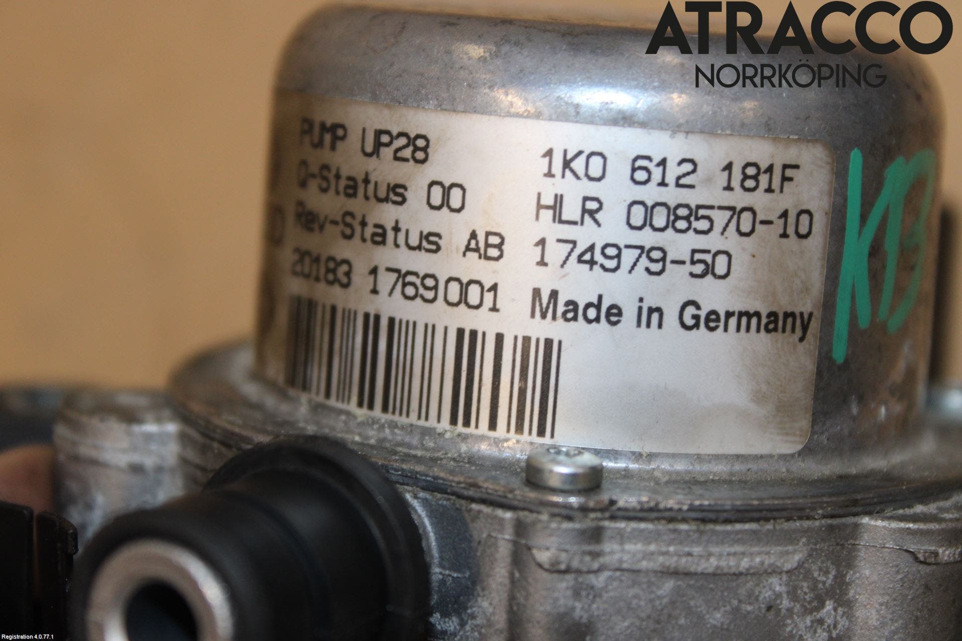 Skoda SCALA 19- Vakuumpump