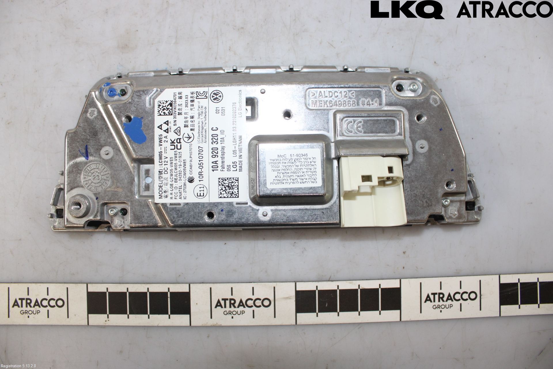 Volkswagen VW ID.3 21- Instrument Komb