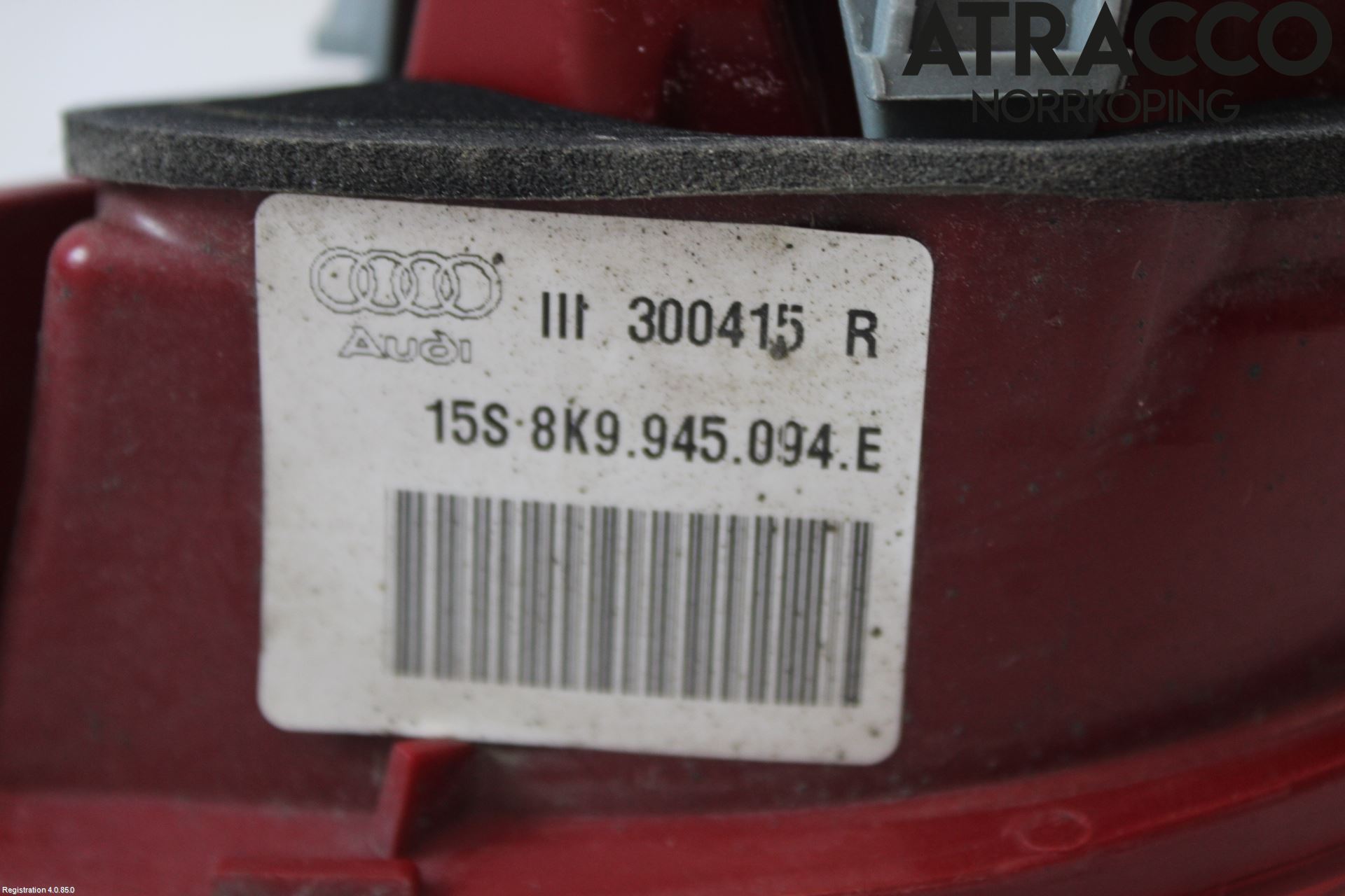 Audi A4 12-15 Bakljus Lucka Hö