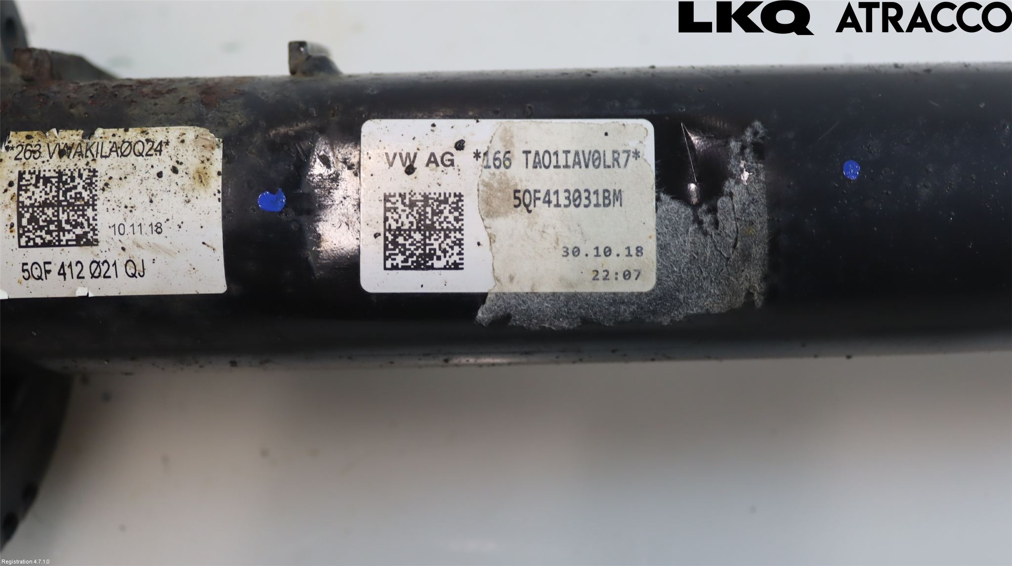 Volkswagen VW TIGUAN 16-24 Fjäderben Fram Vänster