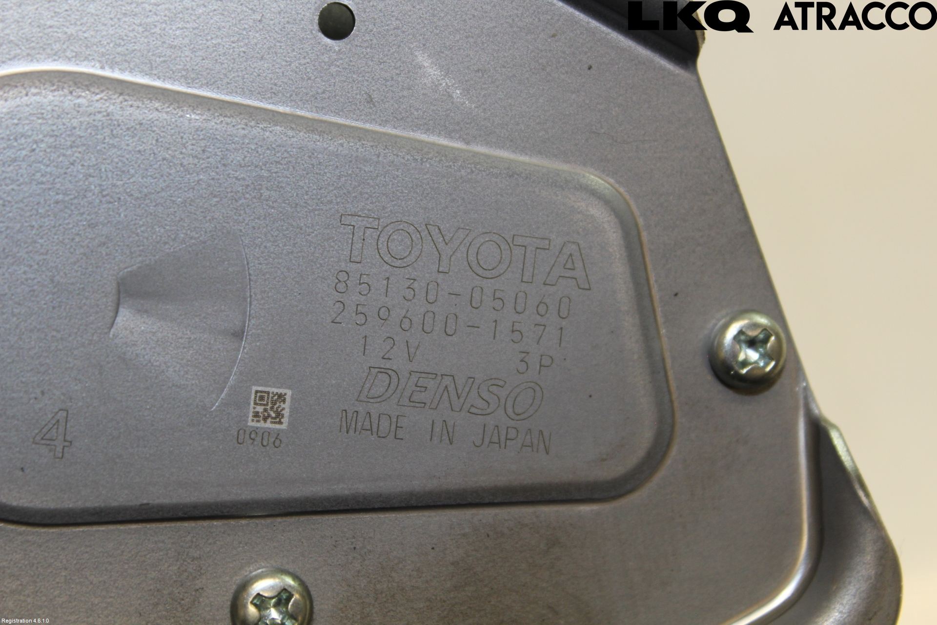 Toyota AVENSIS 09-15 Torkarmotor Baklucka