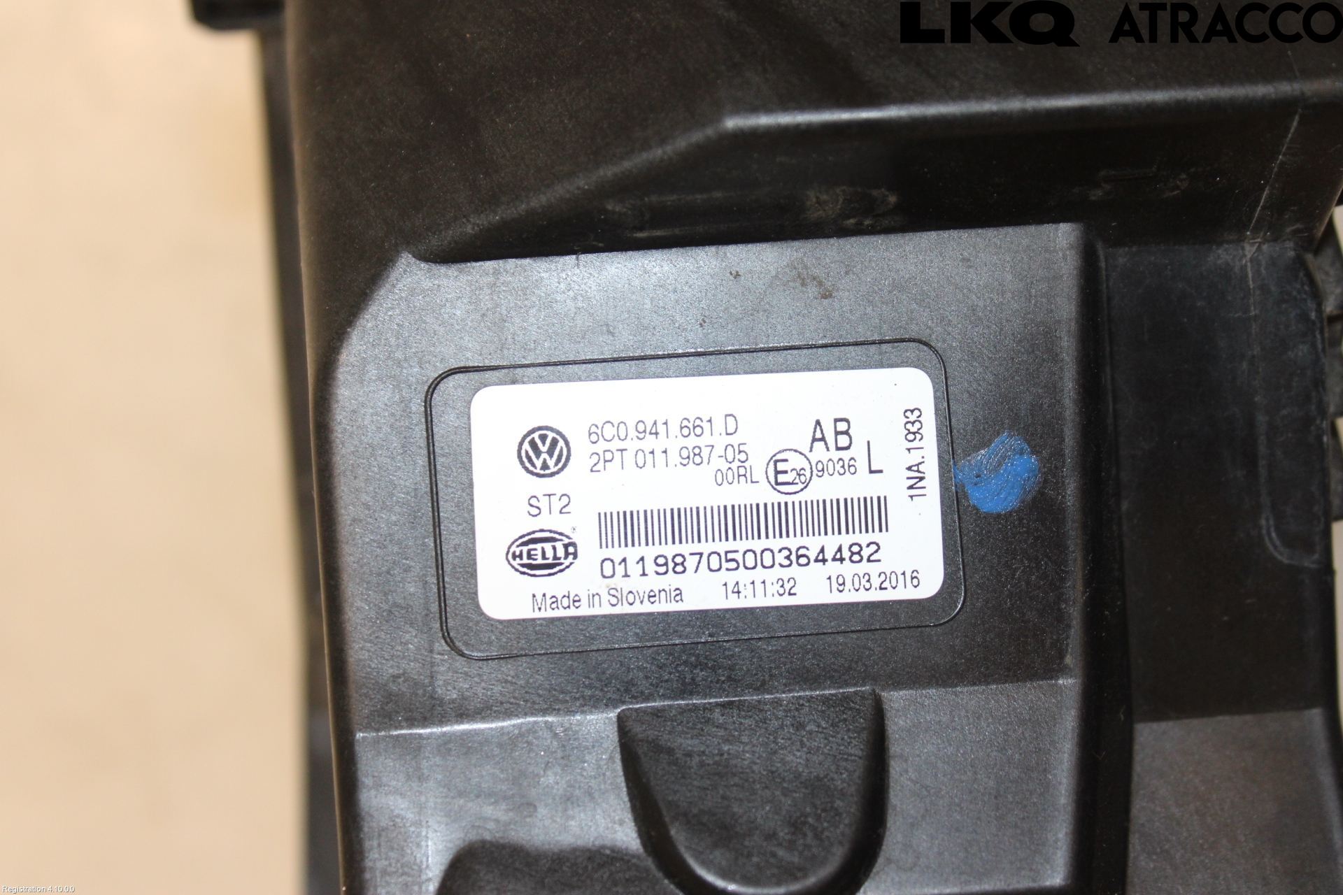 Volkswagen VW POLO 10-17 Dimljus-Varselljus Fram