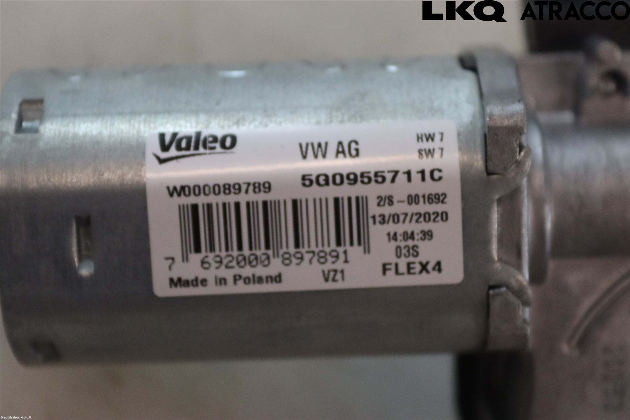 Seat ARONA Torkarmotor Baklucka