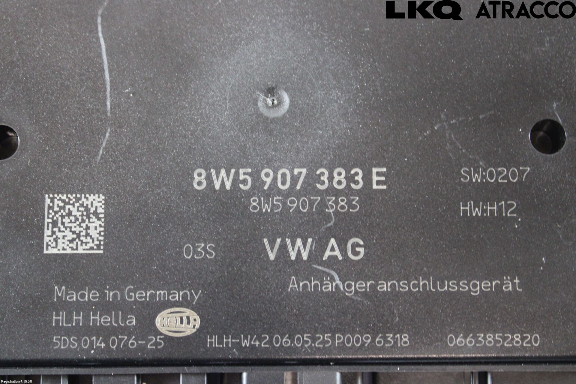 Volkswagen VW TOUAREG CR 18- Styrenhet Dragkrok