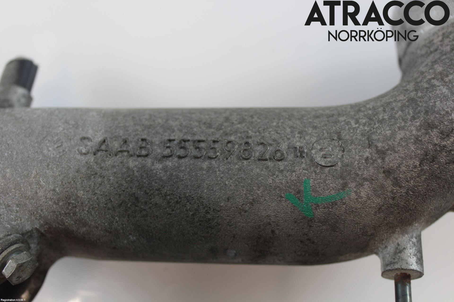 Saab 9-5     06-10 Laddluft-Intercoolerrör