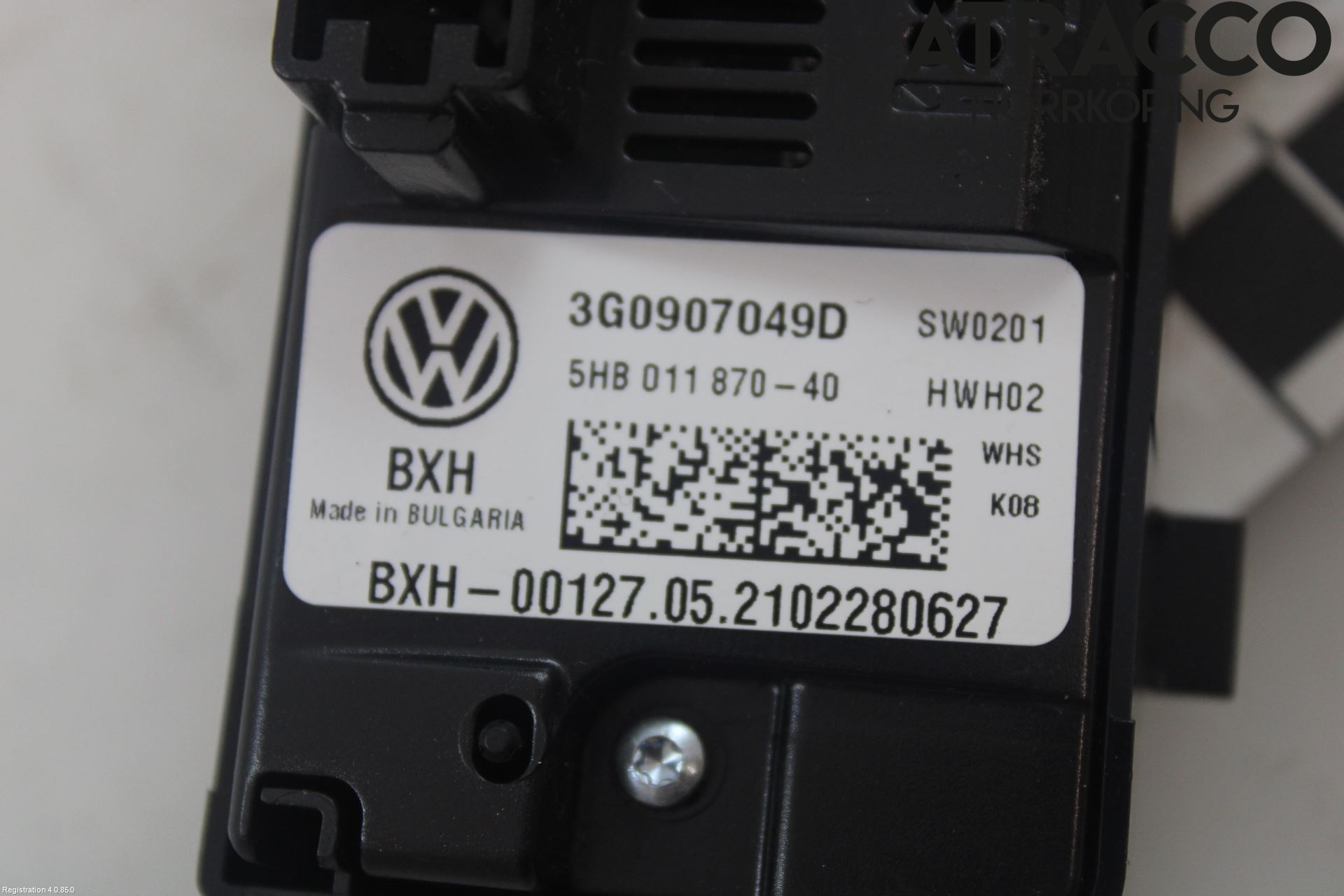 Volkswagen VW GOLF / E-GOLF VIII 20- Värmereglage