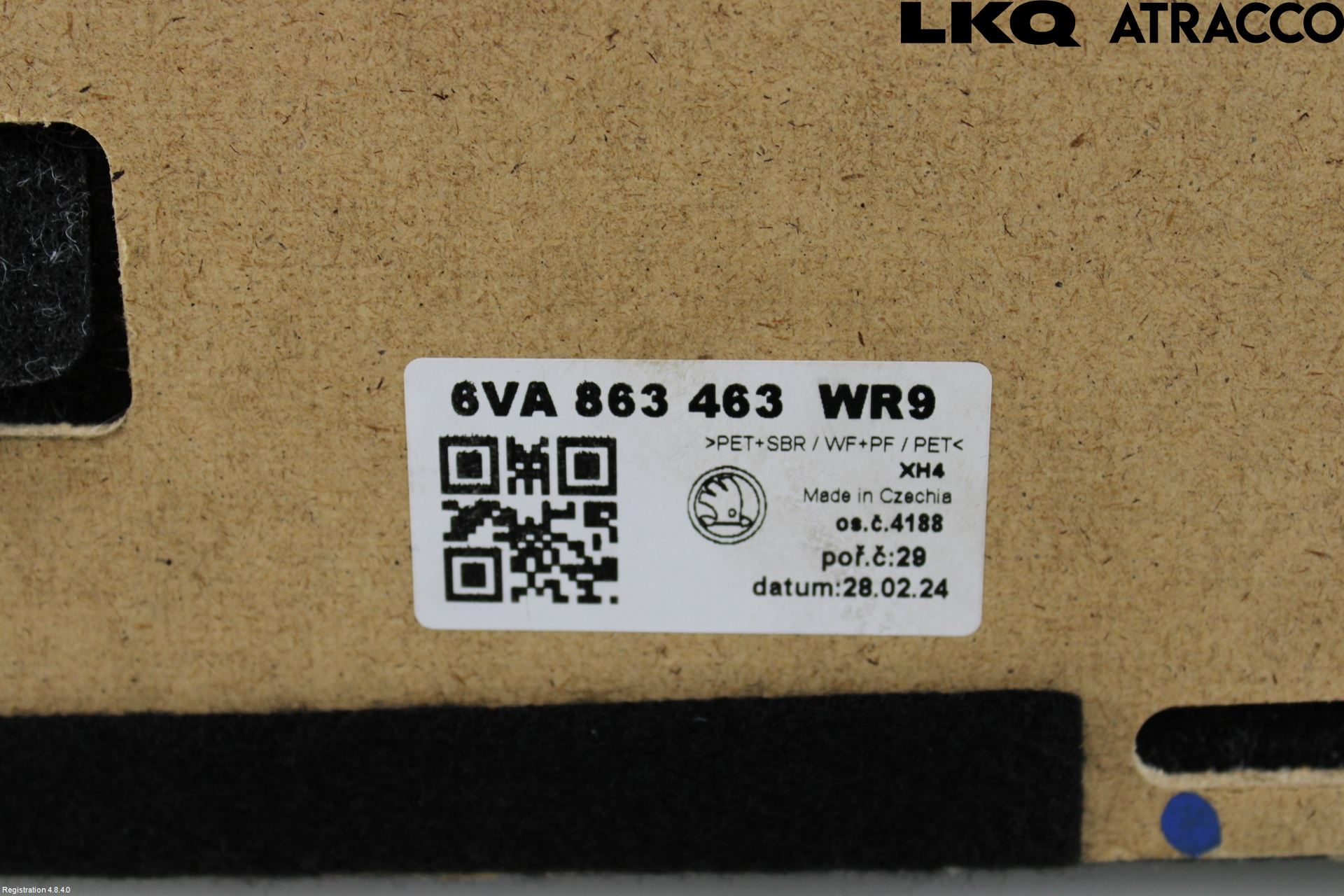 Skoda FABIA 22- Inrbagagerumklädsel-Golv