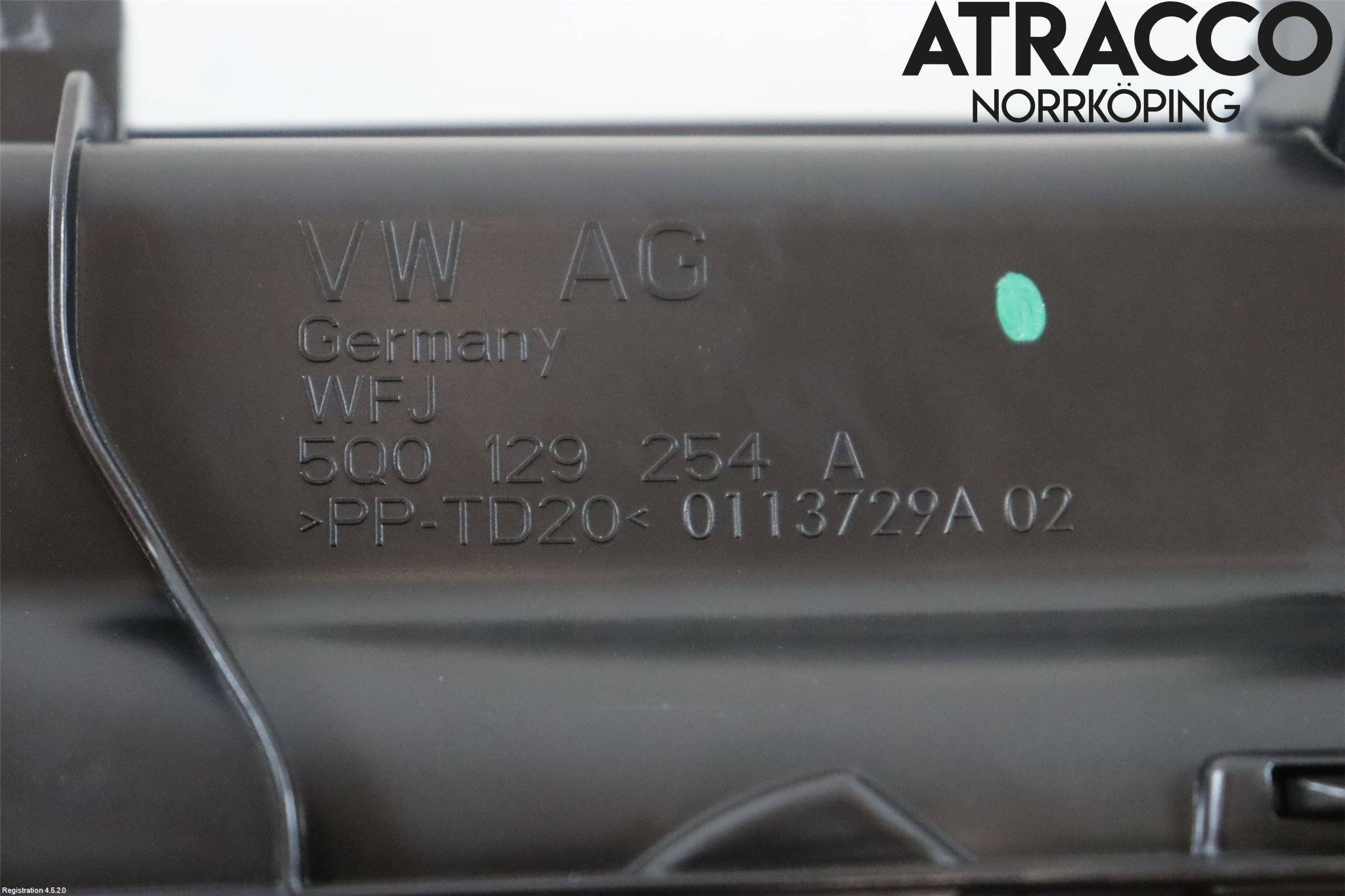 Volkswagen VW GOLF / E-GOLF VII 13-20 Deflektor Plåt-Plast Kylning