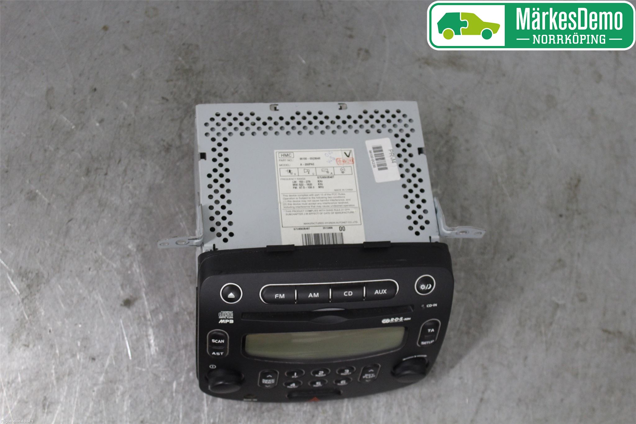 Hyundai i10 PA 08-13 Cd Radio - Multimediapanel