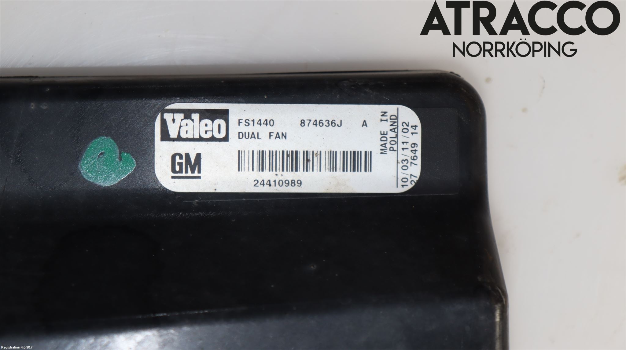 Saab 9-3 VER2/VER3 08-15 Kylfläkt El