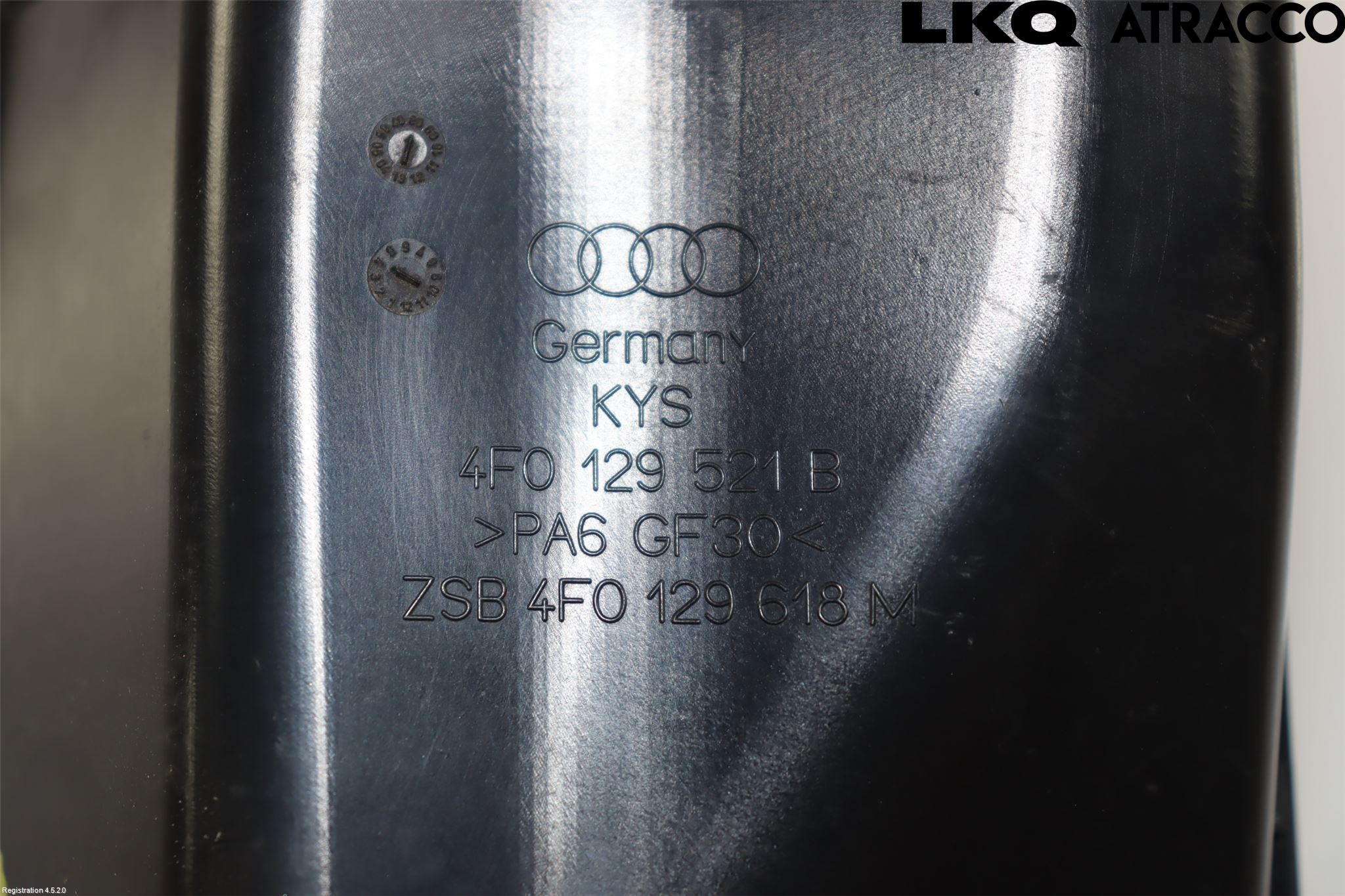 Audi A6/S6     05-11 Deflektor Plåt-Plast Kylning