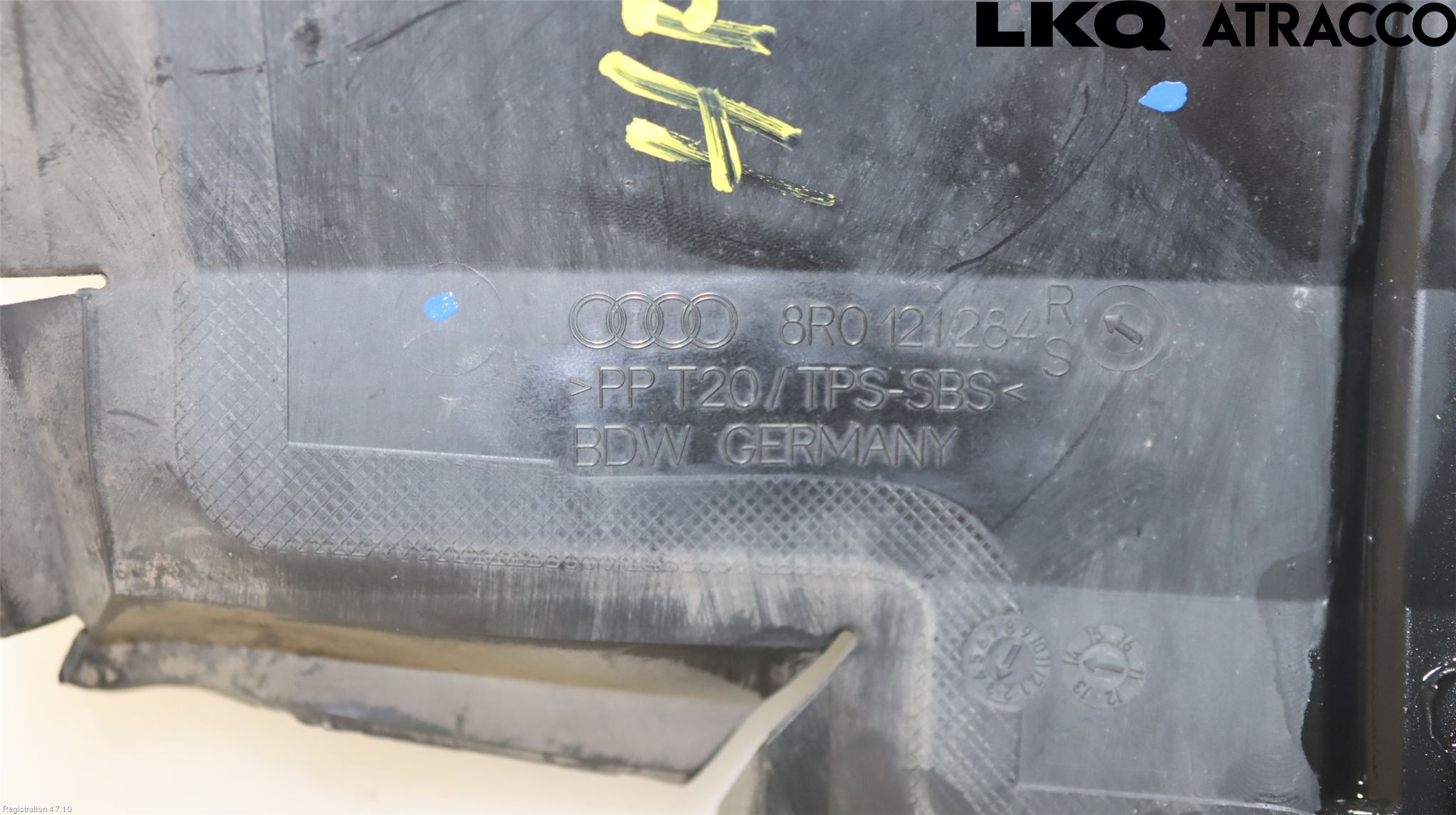 Audi Q5 09-16 Deflektor Plåt-Plast Kylning