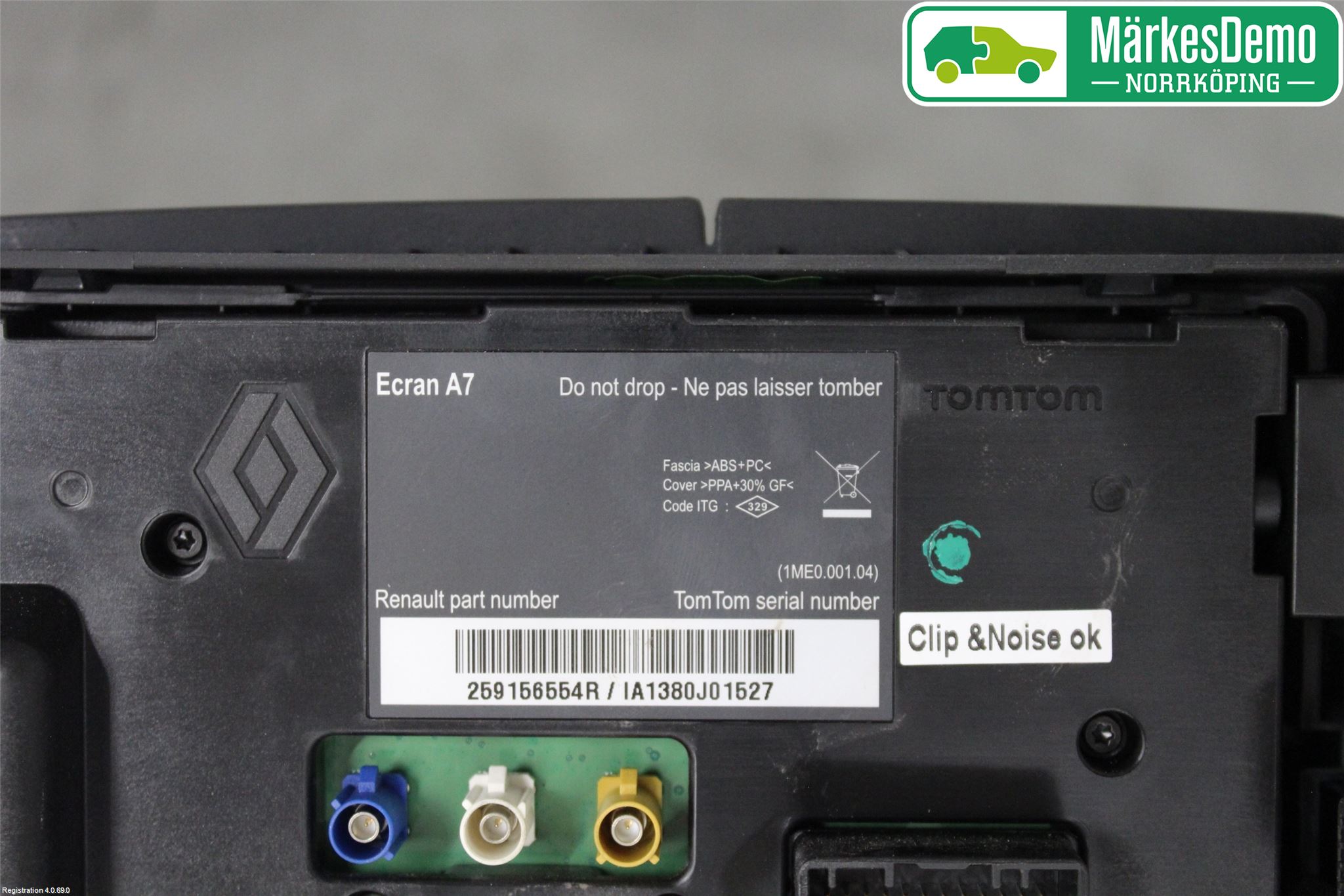 Renault MEGANE III 09-15 Bildskärm