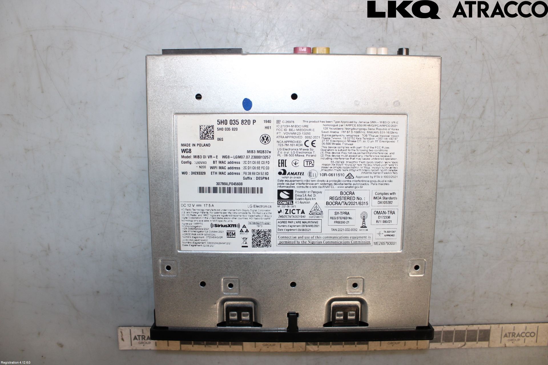 Volkswagen VW GOLF / E-GOLF VIII 20- Cd Radio - Multimediapanel