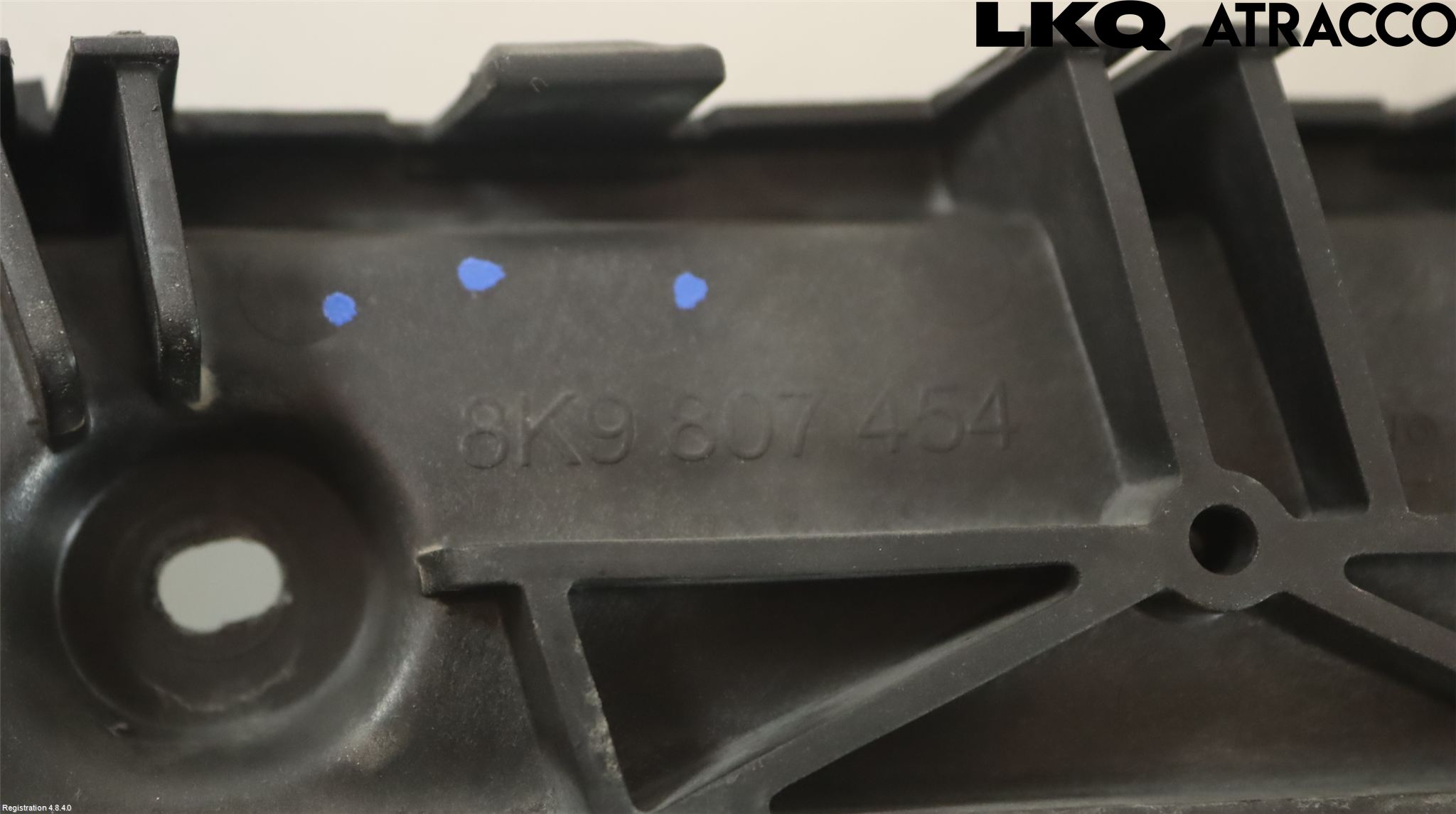 Audi A4/S4 08-11 Stötfångarfäste Bak Hö