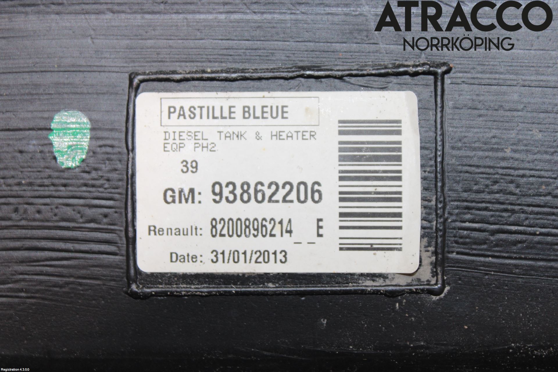 Opel VIVARO 01-14 Bränsletank Diesel