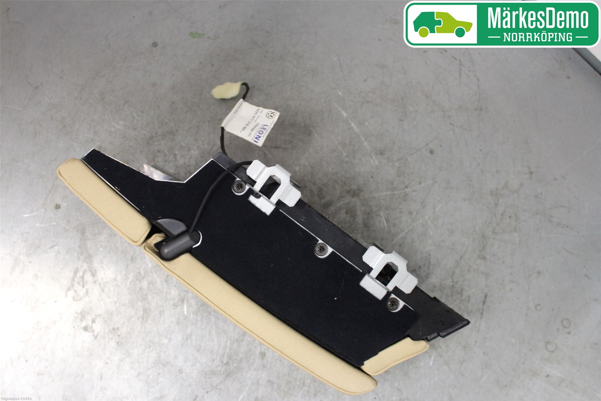 Volkswagen VW PHAETON Inredning Skidfack Baksäte