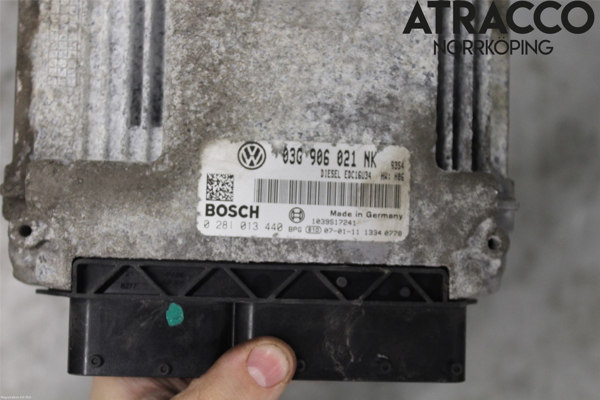 Volkswagen VW PASSAT 05-11 Styrenhet Inspump Diesel