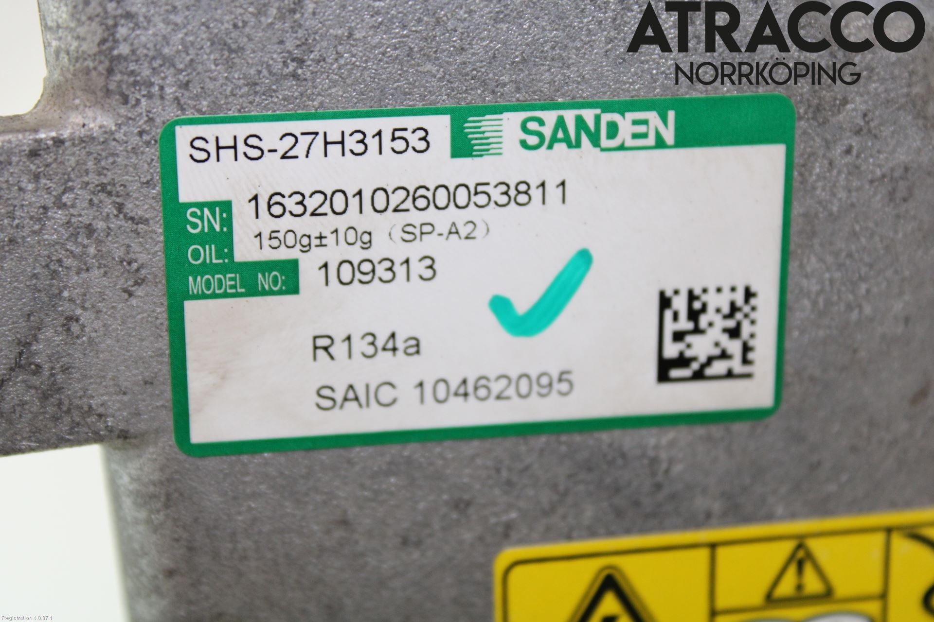 MG ZS EV 20- Ac Kompressor