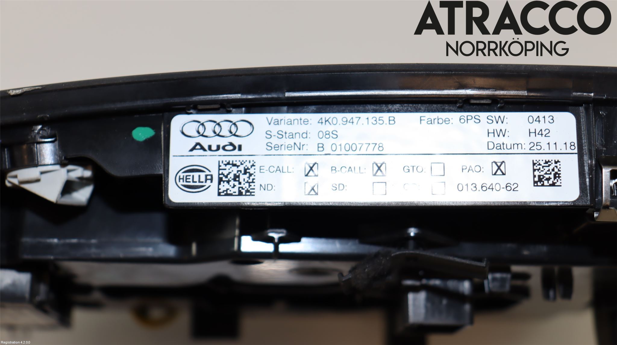 Audi A6 F2/C8 19- Innerbelysning