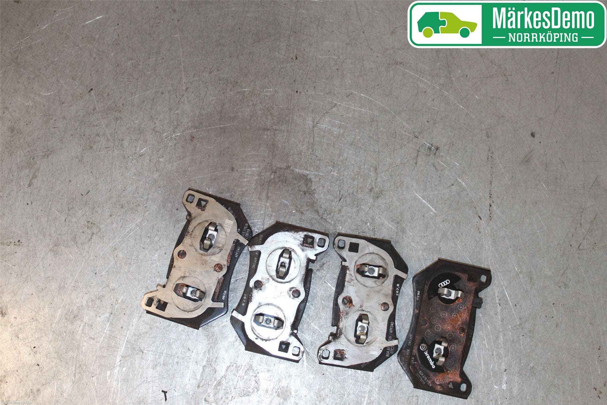 Audi Q5/SQ5 17- Bromsbelägg Fram