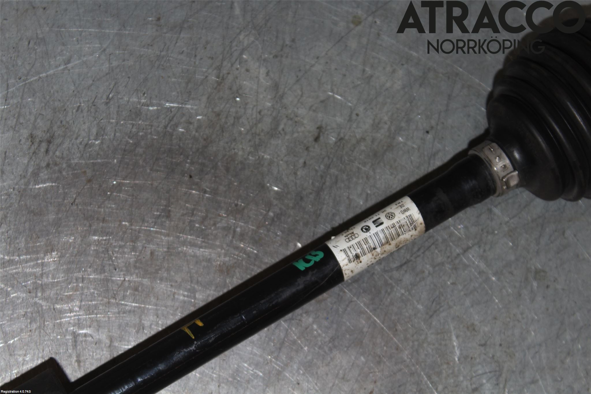 Volkswagen VW GOLF / E-GOLF VII 13-20 Drivaxel Fram Höger