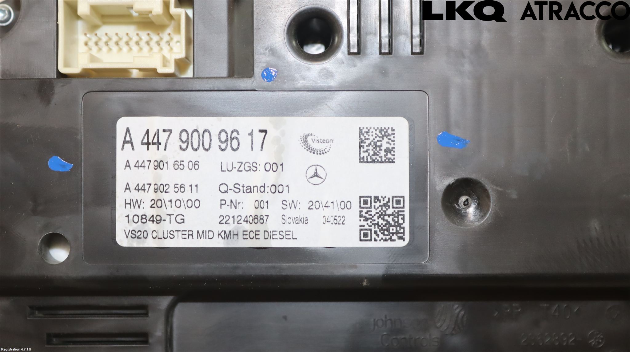 Mercedes-Benz MB VITO/V-KLASS (W640,W447,W448) 14- Instrument Komb