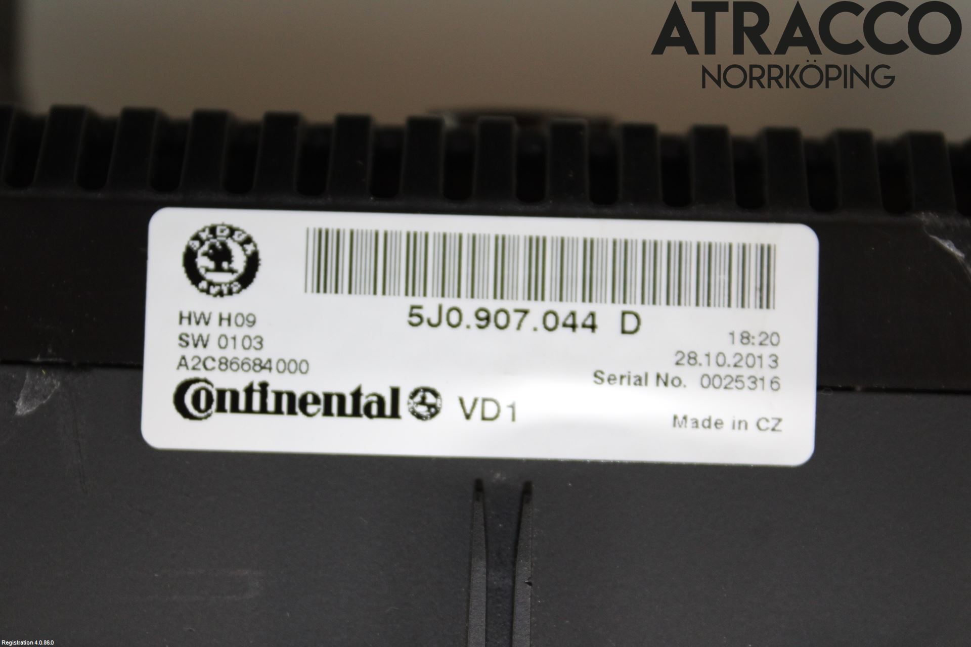 Skoda FABIA 07-14 Värmereglage