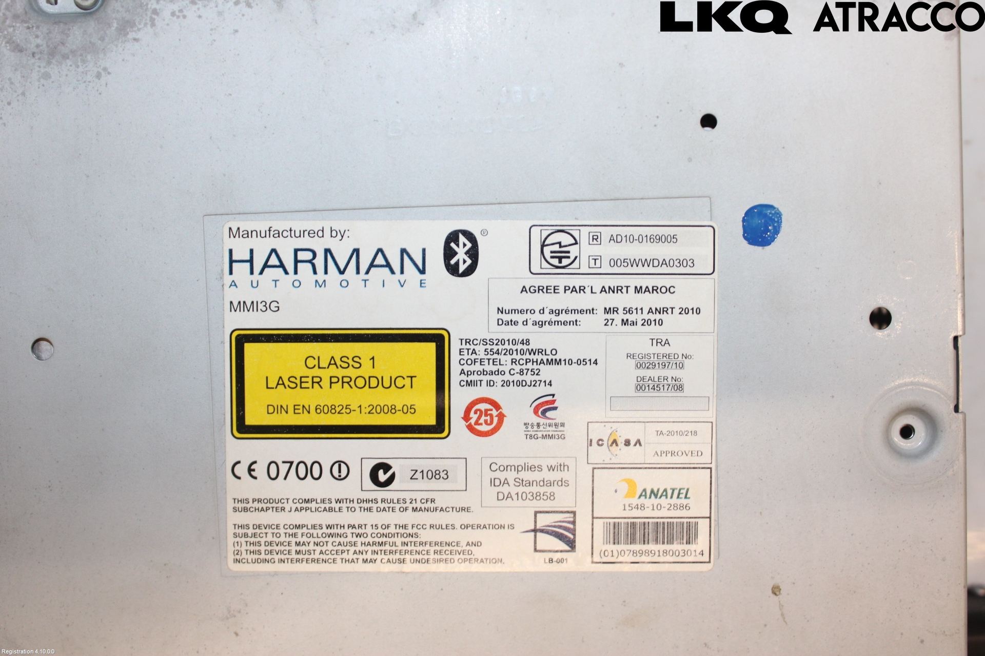 Audi A7/S7 4G 11-17 Cd Radio - Multimediapanel