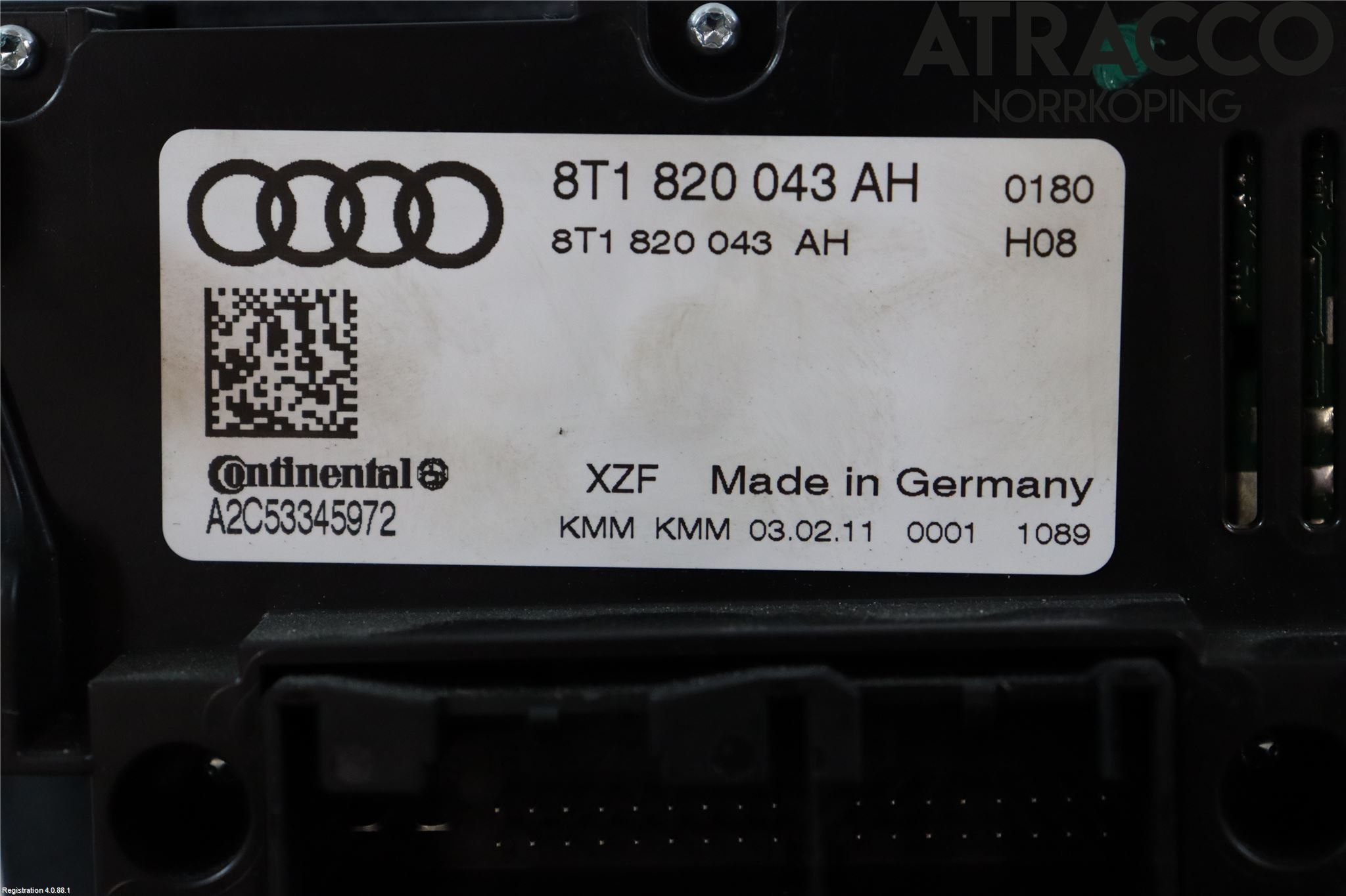 Audi A4/S4 08-11 Värmereglage