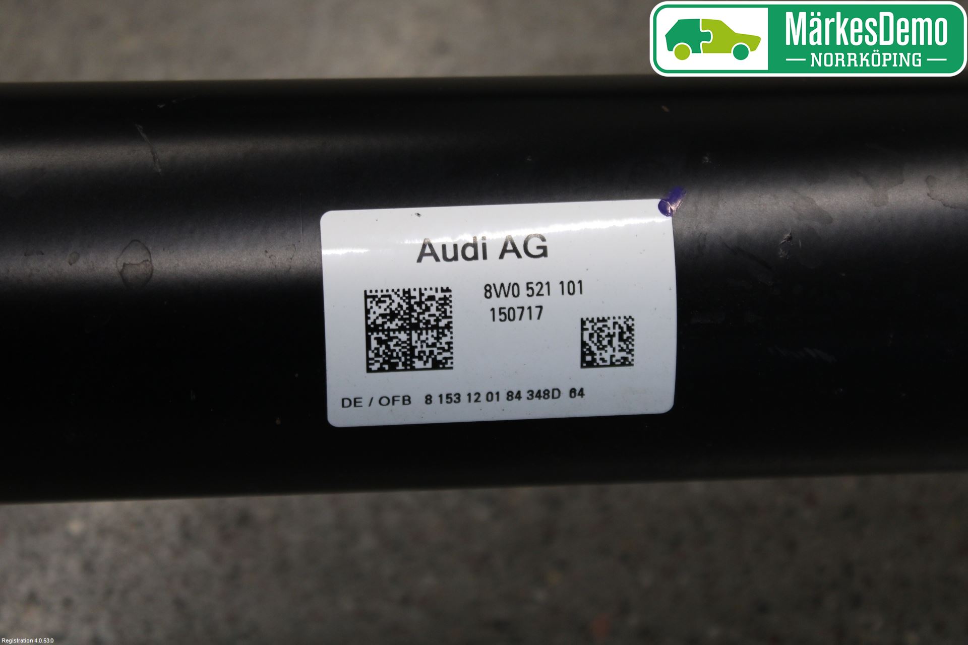 Audi A4/S4 B9 16-19 Mellanaxel Komp