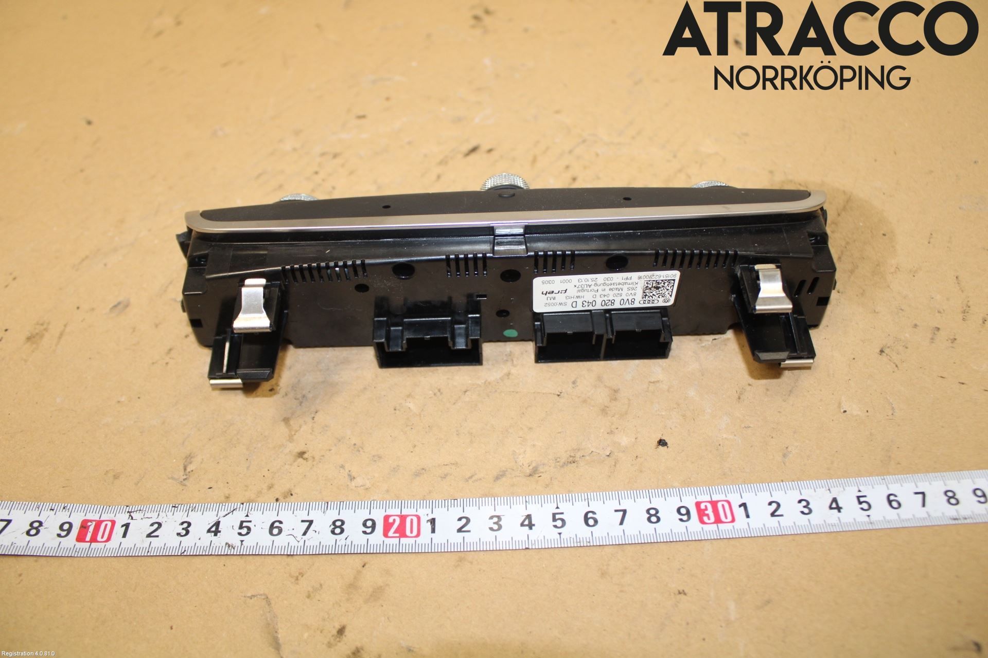 Audi A3/S3 8V 13-20 Värmereglage