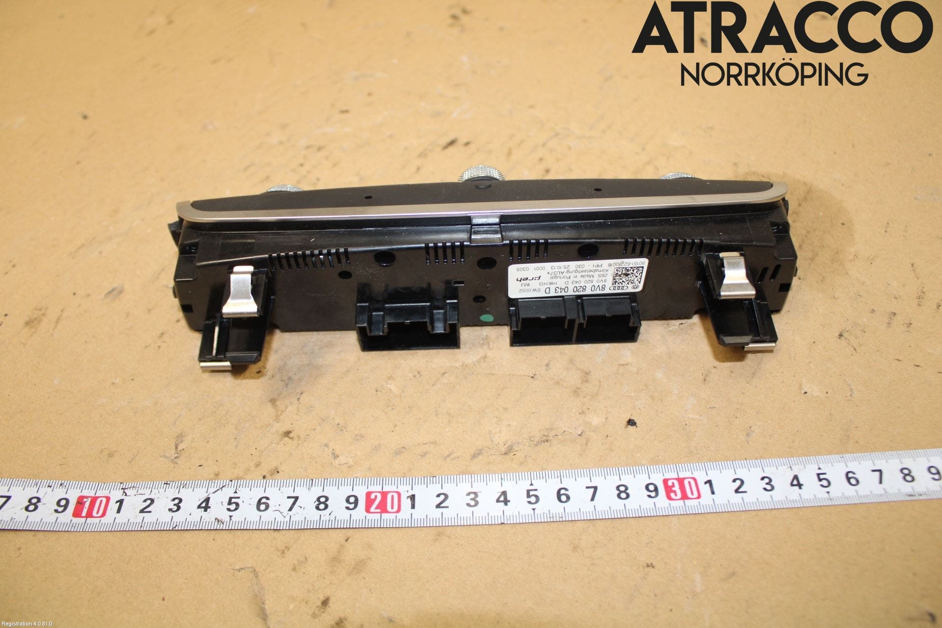 Audi A3/S3 8V 13-20 Värmereglage