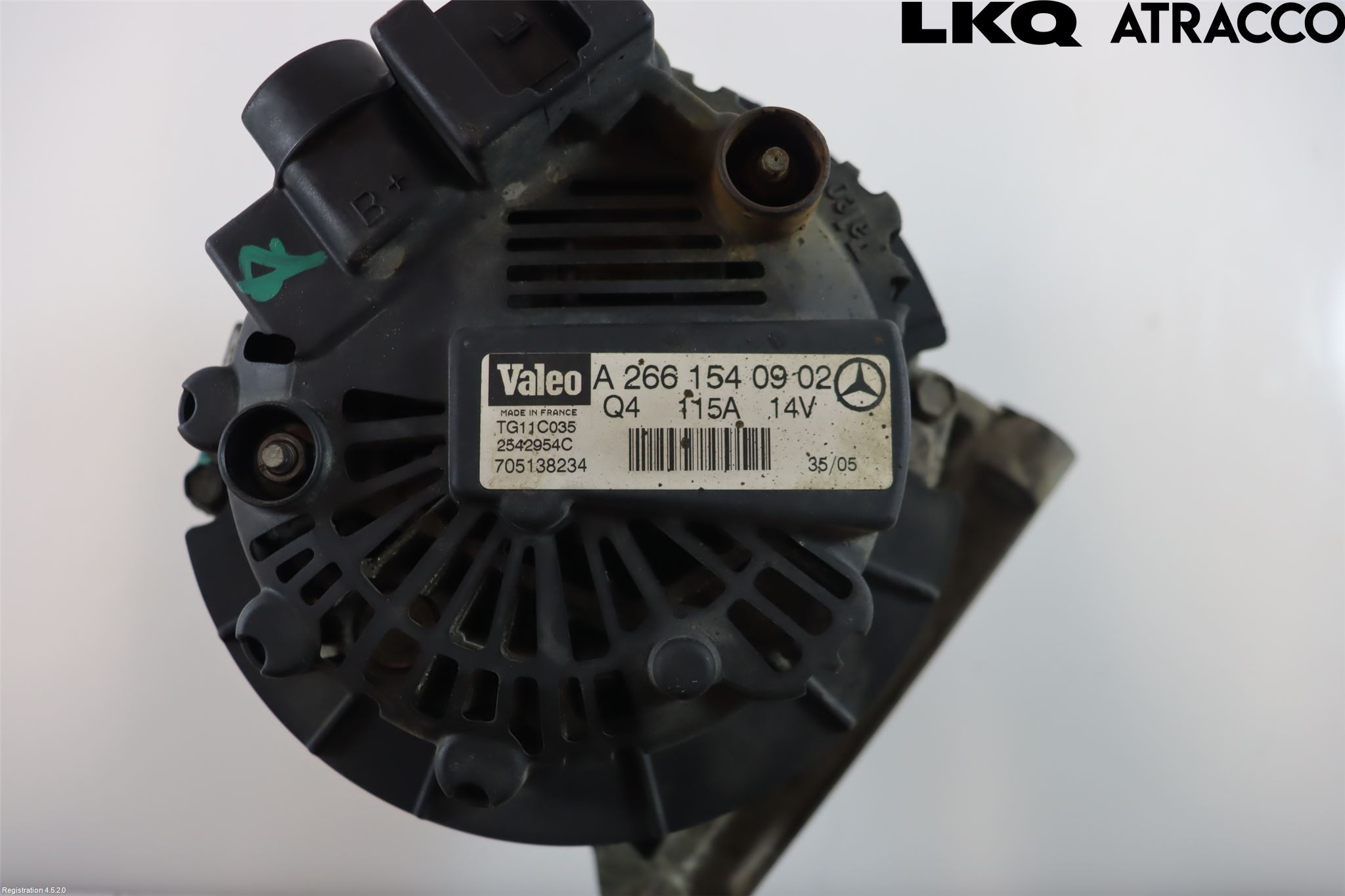 Mercedes-Benz MB B-KLASS (W245) 05-12 Generator