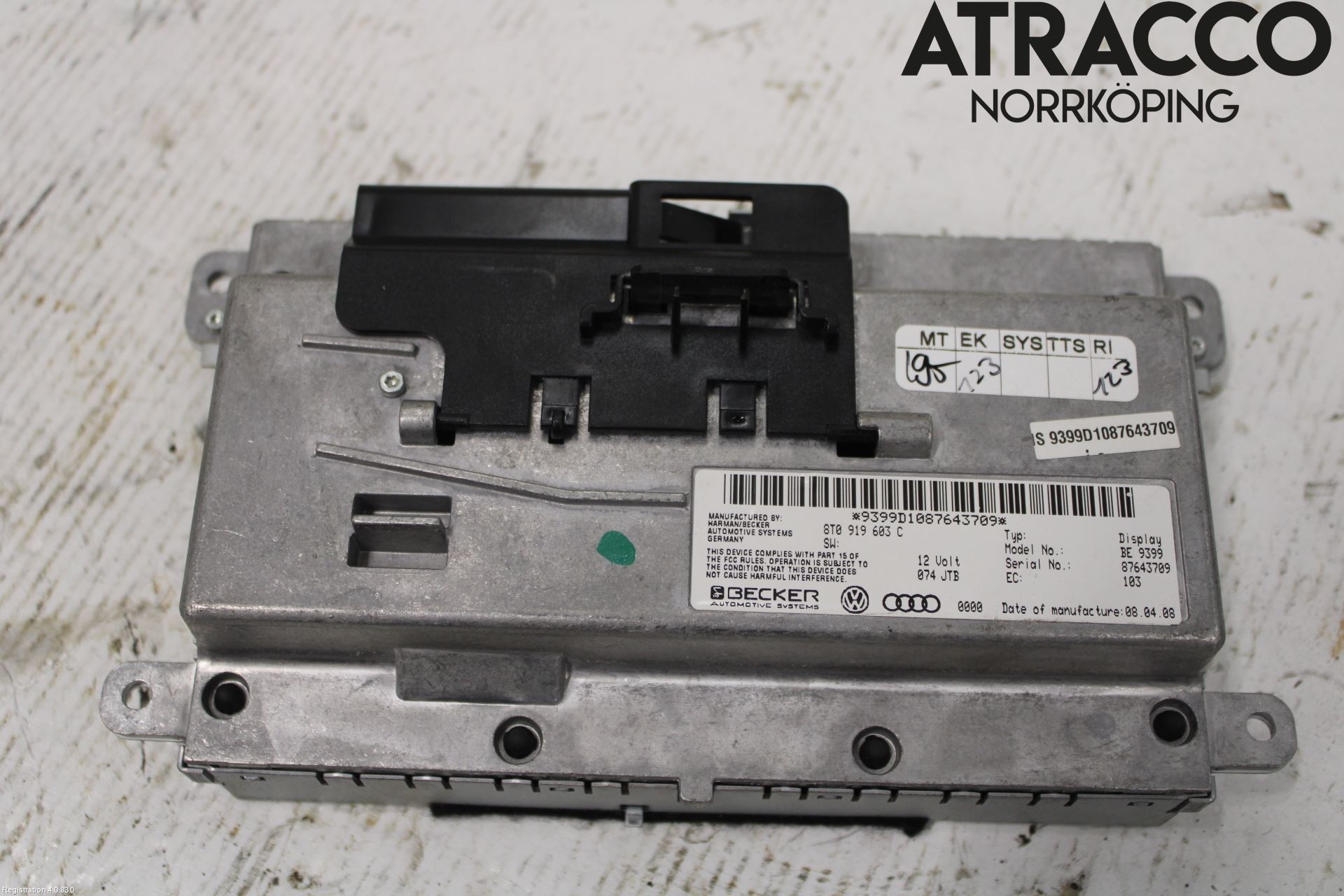 Audi A5 07-16 Multifunktionsdisplay