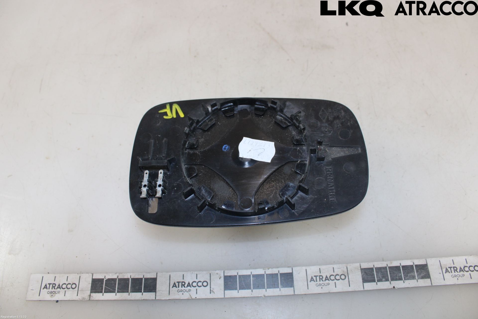 Renault CLIO III  06-09 Spegelglas Vä
