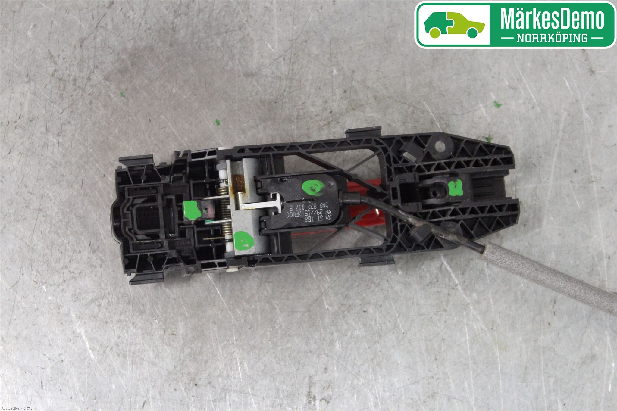 Skoda RAPID Dörrhandtag Yttre Vä