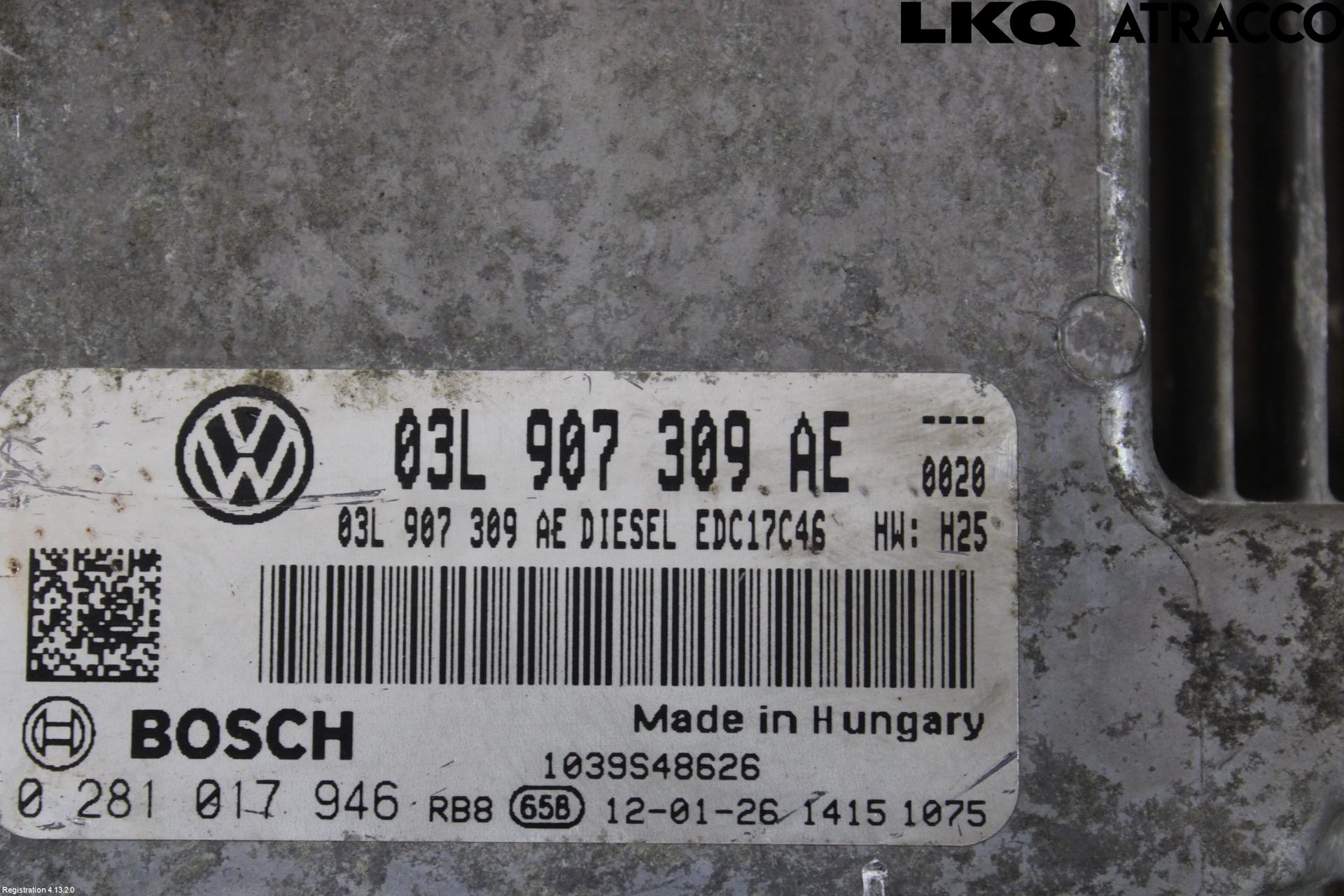 Volkswagen VW PASSAT CC 08-16 Styrenhet Inspump Diesel