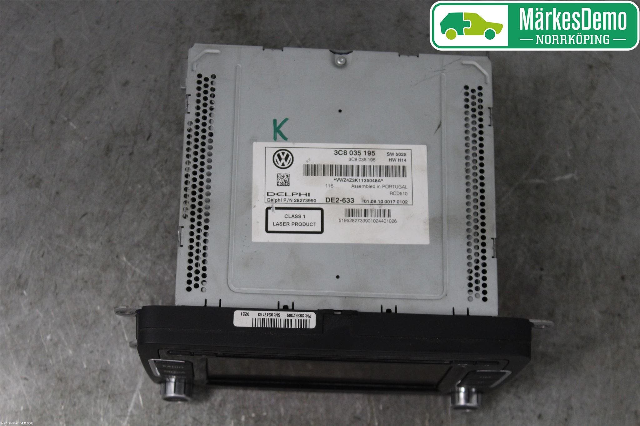 Volkswagen VW GOLF VI 09-13 Cd Radio - Multimediapanel