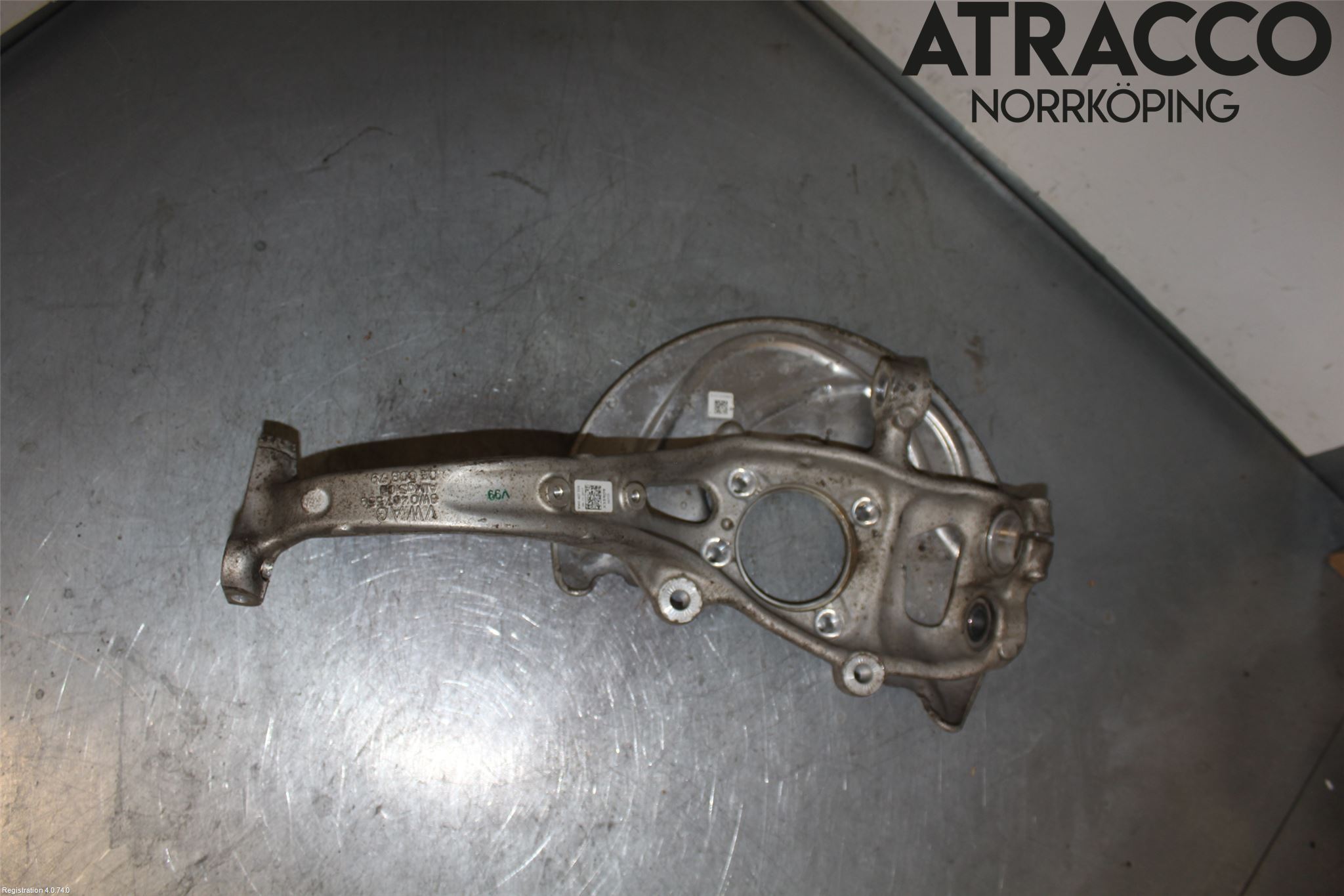 Audi A4/S4 B9 16-19 Styrspindel Lagerhus Vä