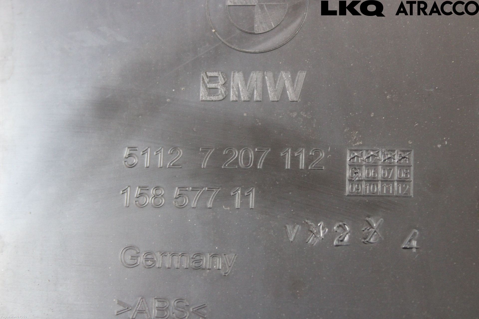 BMW 5 F10/F11/F18 09-17 Stötfångarfäste Bak Hö