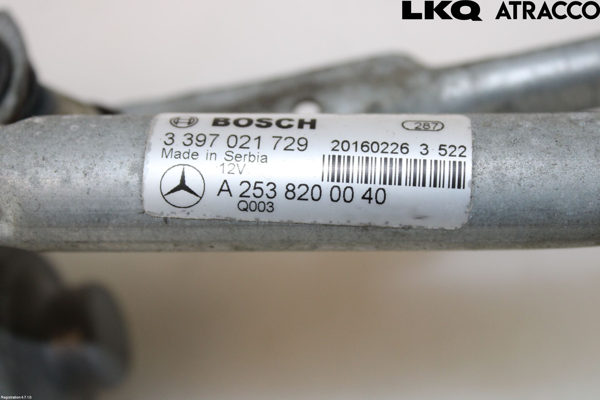 Mercedes-Benz MB GLC-KLASS (X253/C253) 15-22 Torkarmekanism Vindruta
