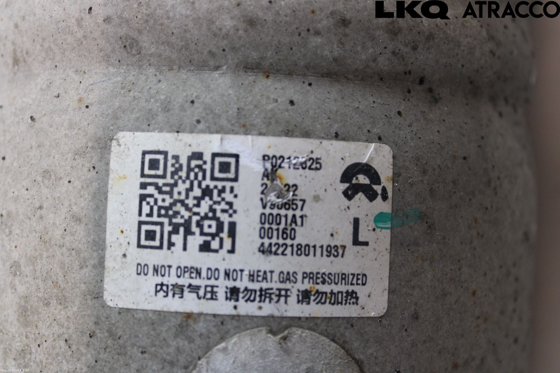 Kia NIO ET7 22- Fjäderben Fram Vänster