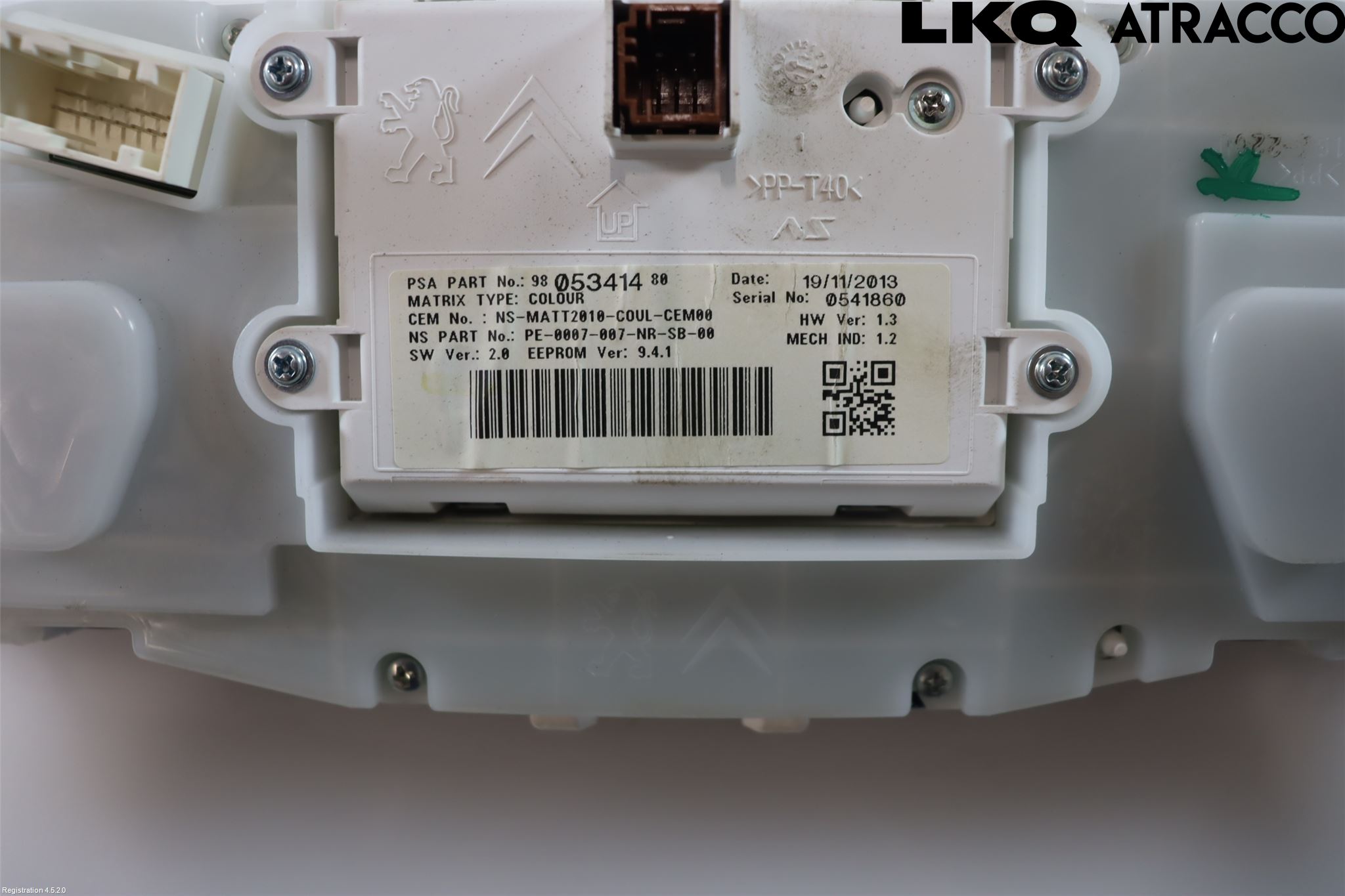 Peugeot 2008 13-20 Instrument Komb