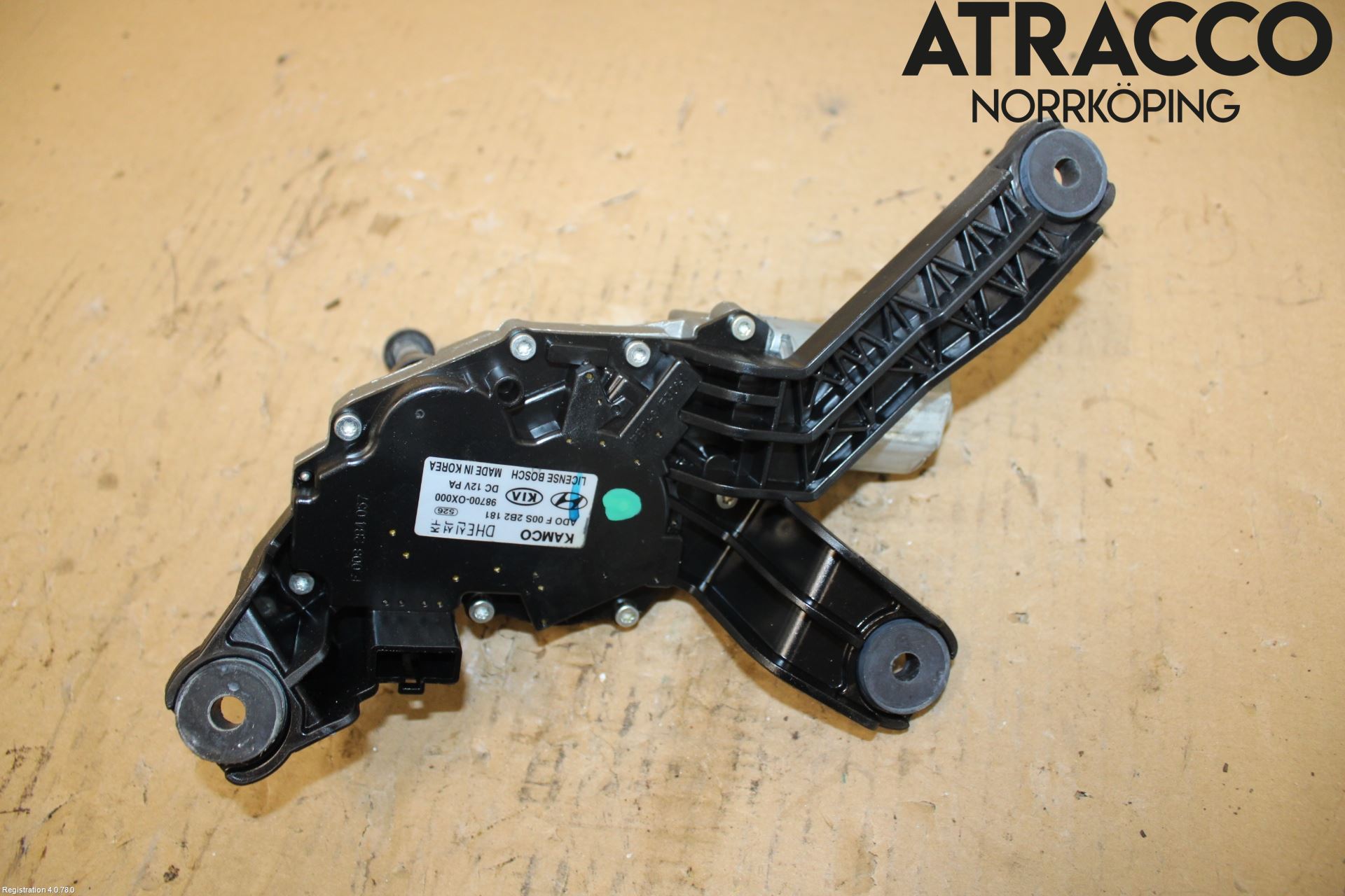 Hyundai i10 PA 08-13 Torkarmotor Baklucka