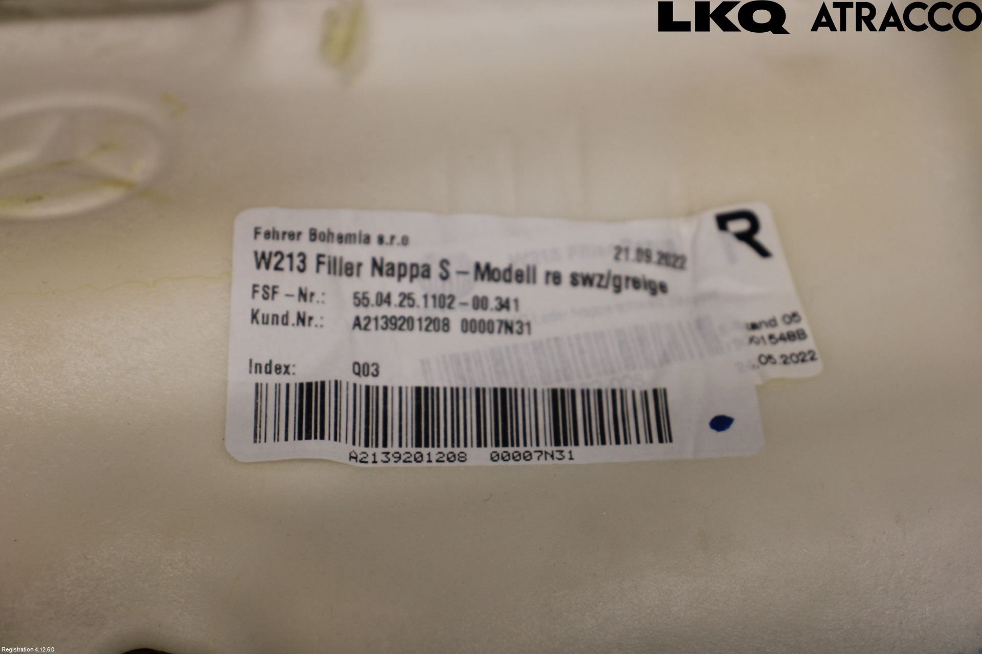 Mercedes-Benz MB E-KLASS (W213) 16-23 Inredning Ryggdyna Bak