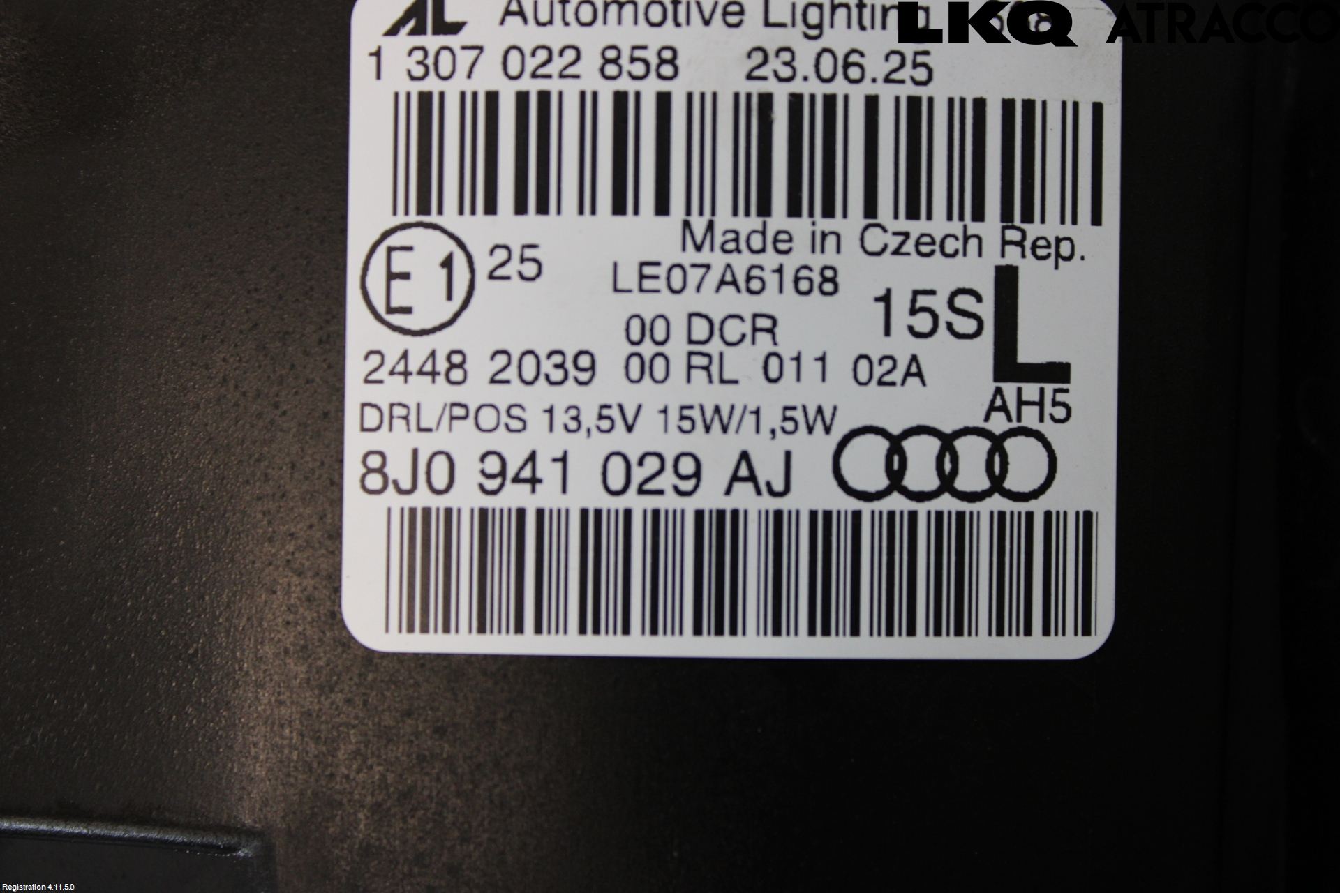 Audi TT/TTS 07-14 Strålkastare Vänster